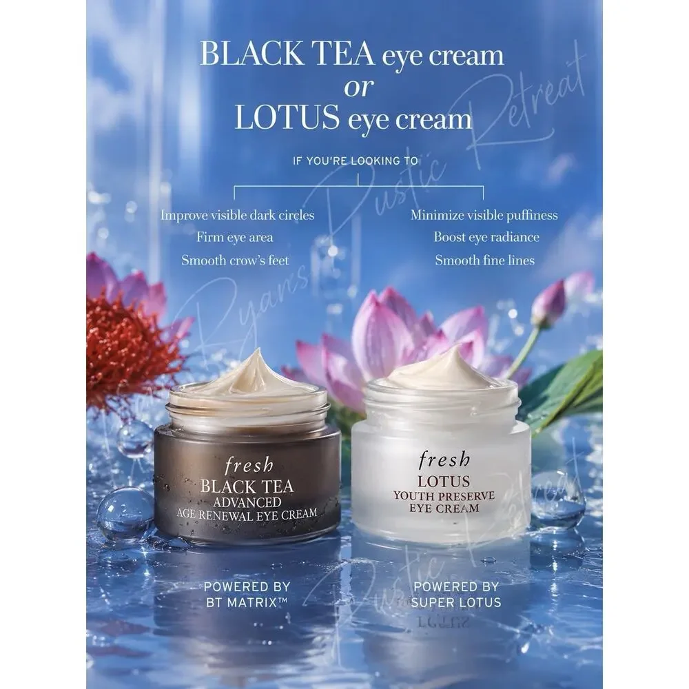 fresh - Lotus Youth Preserve Eye Cream - 0.5 fl oz/ 15 mL - No Box